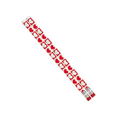 Hearts O Glitter Pencil, Pack of 12
