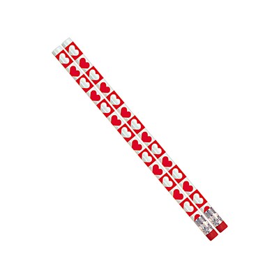 Hearts O Glitter Pencil, Pack of 12