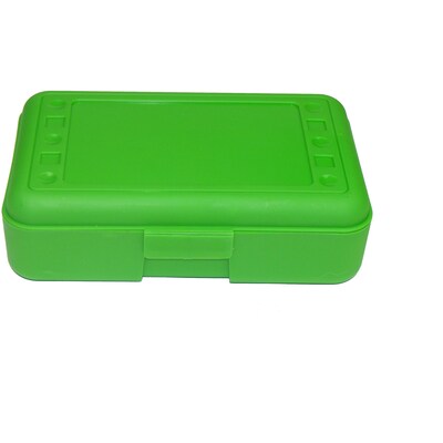 Pencil Box, Lime Opaque Case