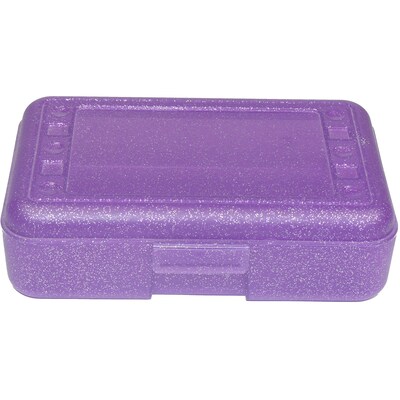 Pencil Box, Purple Sparkle Case