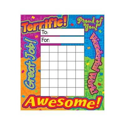 Reward Words Incentive Pad Incentive Pad 5-1/4 x 6, 36/pkg