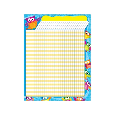 Trend Owl-Stars! Incentive Chart, 17 x 22 (T-73368)