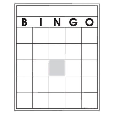 Blank BINGO Cards
