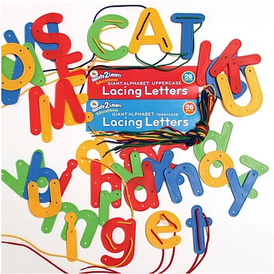 Center Enterprises® Ready2Learn™ Lacing Letters; Set Of Both