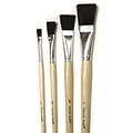 Chenille Kraft® Long Handle Easel Brush; 1/4; 1/2; 3/4; 1; Set Of 4