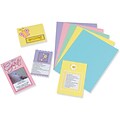 Array® Card Stock; 8-1/2 X 11, Pastel Assorted, 100 Sheets