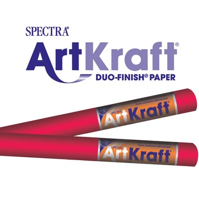 Pacon® Art Kraft® Paper Roll; Flame, 48 X 200