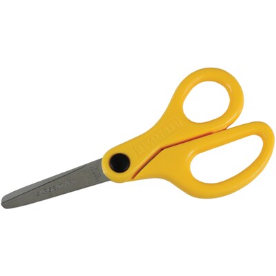 Sargent Art Student Scissors 5 Stainless Steel Blunt Tip, Yellow (SAR220915)