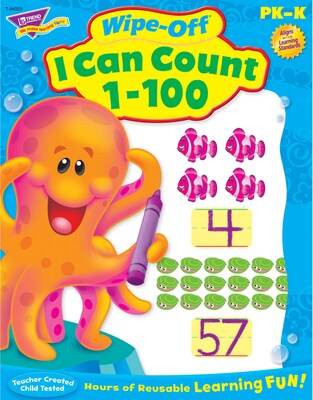 Trend® I Can Count 1-100 Wipe-Off® Book