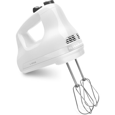 Ultra Power 5-Speed Hand Mixer - White