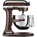 Professional 600 Series 6 Qt. Bowl-Lift Stand Mixer with Pouring Shield - Espresso
