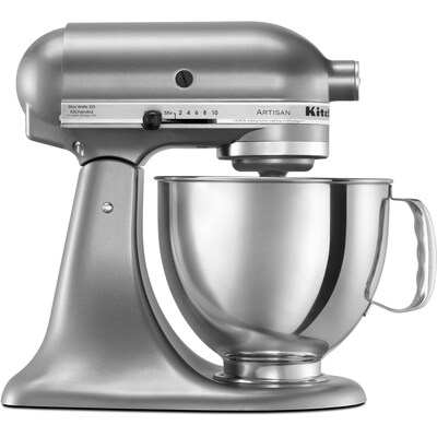 Artisan Series 325-Watt Tilt-Back Head Stand Mixer - Contour Silver