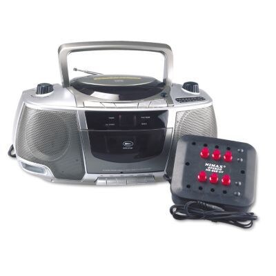 Amplivox Six-Station Listening Center/Boombox