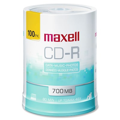 Maxell 700MB 48X Spindle  CD-R