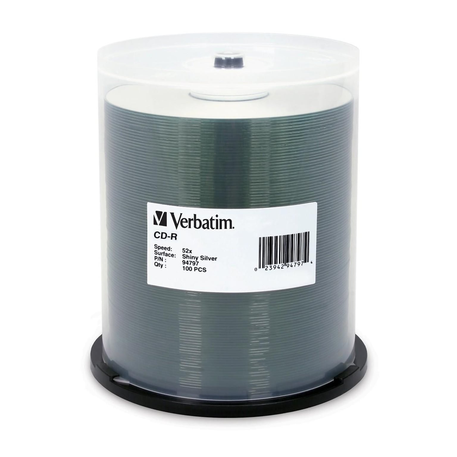 Verbatim® 700MB CD-R; Spindle, 100/Pack