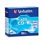 Verbatim® DataLifePlus 700MB CD-R; Slim Case, 10/Pack