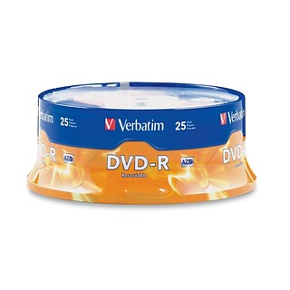 Verbatim® 4.7GB 16X Spindle AZO DVD-R