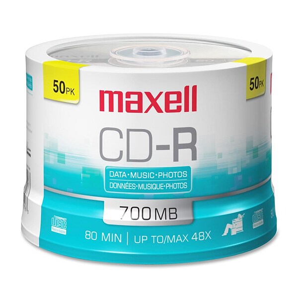 Maxell   700MB 48X Spindle  CD-R
