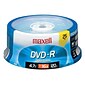 Maxell 4.7GB 16X Spindle DVD-R, 25/Pack