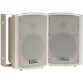 Pyleaudio® PD-WR5T Indoor/Outdoor Speaker Box With 70 V Transformer; White