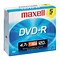 Maxell 4.7GB 16X DVD-R; Jewel Case; 5/Pack