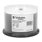 Verbatim® DataLifePlus 4.7GB 8X White Thermal Hub Printable DVD-R; Spindle, 50/Pack