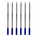 Monteverde® Medium Ballpoint Refill For Cross Ballpoint Pens, 6/Pack, Blue