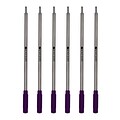Monteverde® Medium Ballpoint Refill For Cross Ballpoint Pens, 6/Pack, Purple
