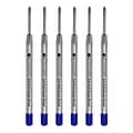 Monteverde® Superbroad Ballpoint Refill For Parker Ballpoint Pens, 6/Pack, Blue