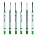 Monteverde® Fine Gel Ballpoint Refill For Parker Gel Ballpoint Pens, 6/Pack, Green