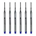 Monteverde Ballpoint Pen Refill, Medium Point, Blue Ink, 6 Pack (S133BU)