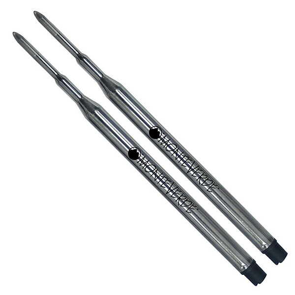 Monteverde Fine Gel Ballpoint Refill For Sheaffer Gel Ballpoint Pens, Fine Point, Blue/Black Ink, 2/Pack (S422BB)