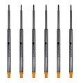 Monteverde® Medium Ballpoint Refill For Waterman Ballpoint Pens, 6/Pack, Orange