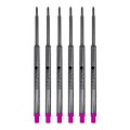 Monteverde® Medium Ballpoint Refill For Waterman Ballpoint Pens, 6/Pack, Pink