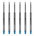 Monteverde® Medium Ballpoint Refill For Waterman Ballpoint Pens, 6/Pack, Turquoise
