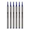 Monteverde Rollerball Pen Refill, Medium Point, Blue Ink, 6 Pack (W233BU)