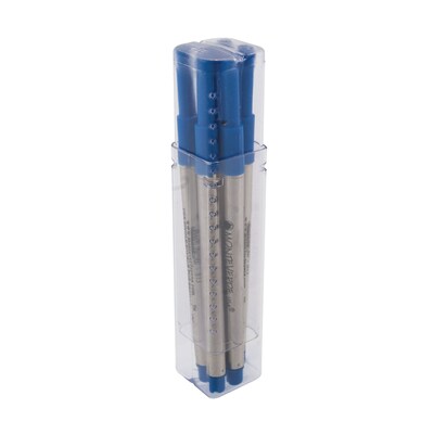 Monteverde Ballpoint Pen Refill, Medium Point, Blue Ink, 6 Pack (S133BU)