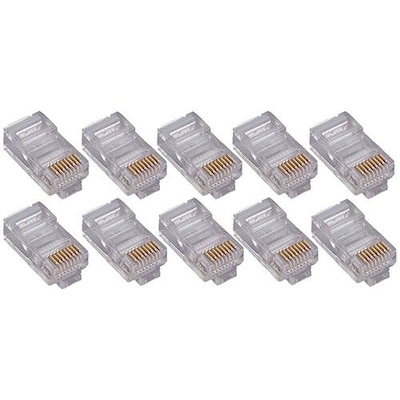 4XEM™ Cat5e RJ45 Ethernet Plugs/Connector; 100/Pack