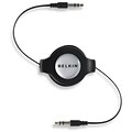 Belkin™ F3X1980-4.5 4.5 Retractable Car Stereo Cable; Black