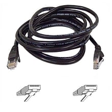 Belkin® A3L791 Cat5E 20 Snagless Molded Patch Cable; Black