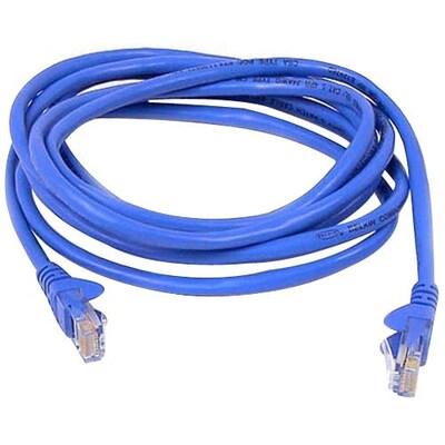 Belkin® A3L791 Cat5E 14' RJ45 M/M Patch Snagless Cable; Blue