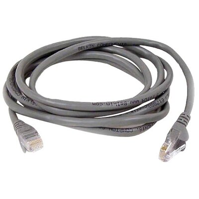 Belkin® A3L791 Cat5E 7 RJ45 M/M Patch Snagless Cable; Gray