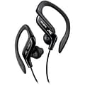 JVC HAEB75 Ear-Clip Earphone For Light Sports With Bass Enhancement; Black