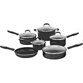 Cuisinart Advantage Non-Stick Aluminum 11-Piece Cookware Set, Black (55-11BK)
