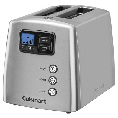 Cuisinart® Touch to Toast™ Leverless 2-Slice Toaster; Stainless Steel