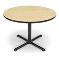 OFM X-Series 42 Round Multi-Purpose Table, Oak (XT42RD-OAK)