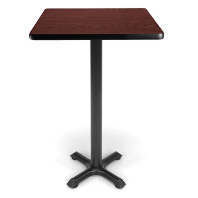 OFM X-Series 24 Cafe Height Table, Mahogany