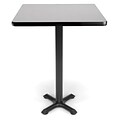 OFM X-Series 30 Cafe Height Table, Gray Nebula