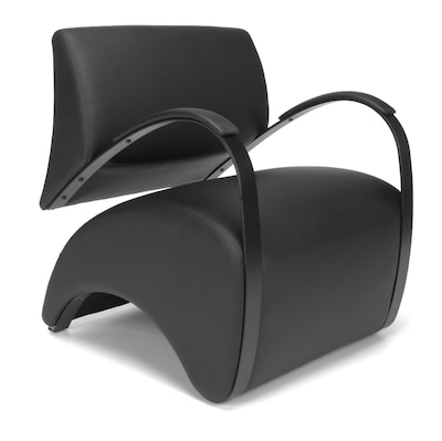 OFM Recoil Fabric Lounge Chair, Black (841-PU606)