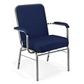 OFM Comfort Class Series Fabric Big And Tall Stack Chair, Navy